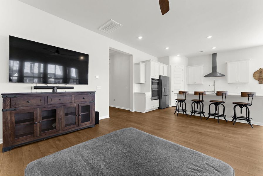 Furnished interior view inside a new home in Horizons at Summers Corner | 55+, Summerville (Image 7).