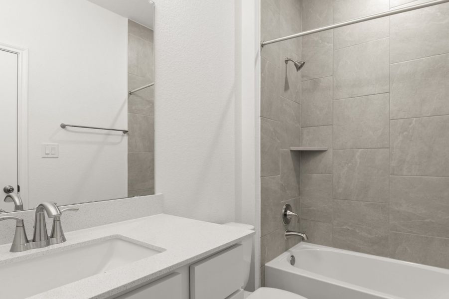 Furnished interior view inside a new home in Trace, San Marcos (Image 13). Furnished interior view inside a new home in Trace, San Marcos (Image 13).