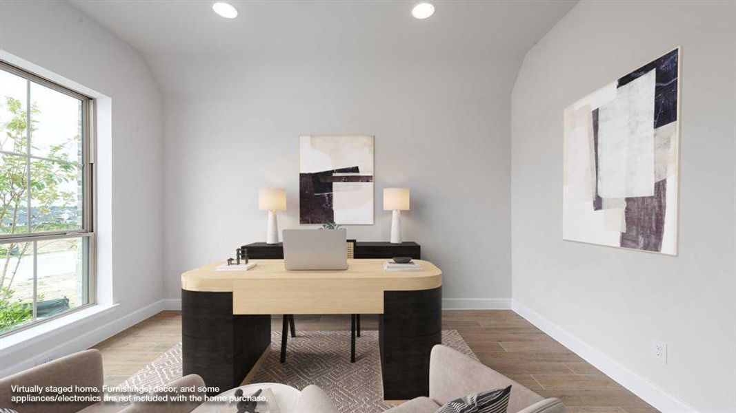 Furnished interior view inside a new home in Talon Hills 60'/70', Fort Worth (Image 8). Furnished interior view inside a new home in Talon Hills 60'/70', Fort Worth (Image 8).