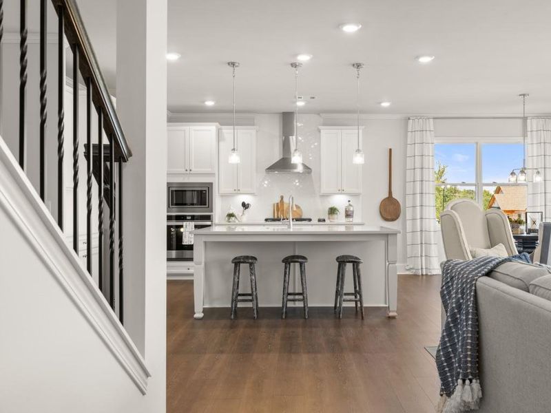 Furnished interior view inside a new home in Haven Abbey, Cumming (Image 27).