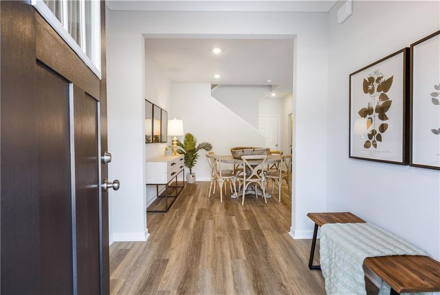 Furnished interior view inside a new home in , Conyers (Image 10).