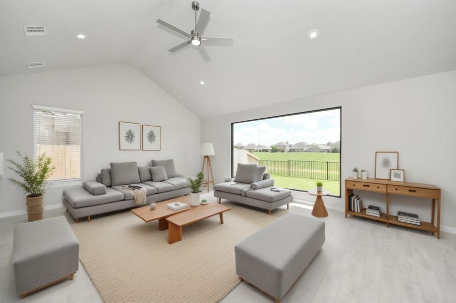 Virtually Staged - Family Room. Virtually Staged - Family Room.