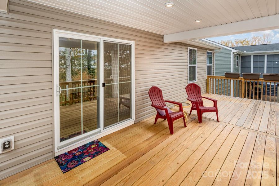 Exterior details and patio area of a home in , Greenville (Image 4).