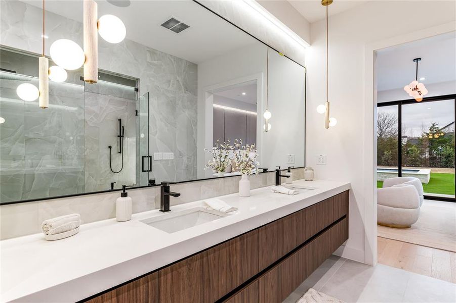 Furnished interior view inside a new home in , Heath (Image 35).