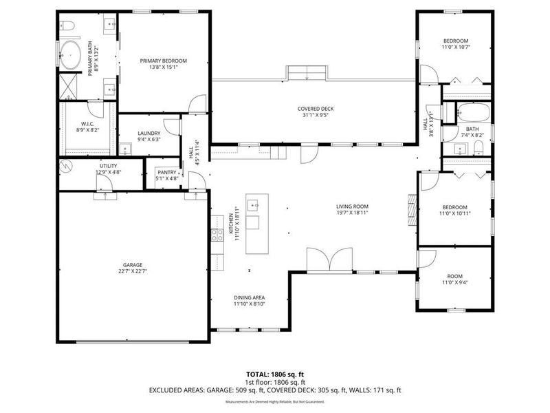 2D floor plan layout of this home in , Locust Grove, GA (Image 4).