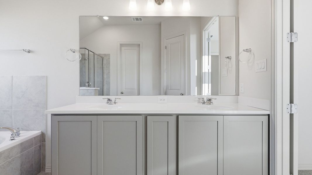 Furnished interior view inside a new home in Wildflower Ranch, Fort Worth (Image 28).