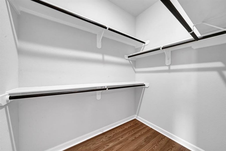 Large primary closet