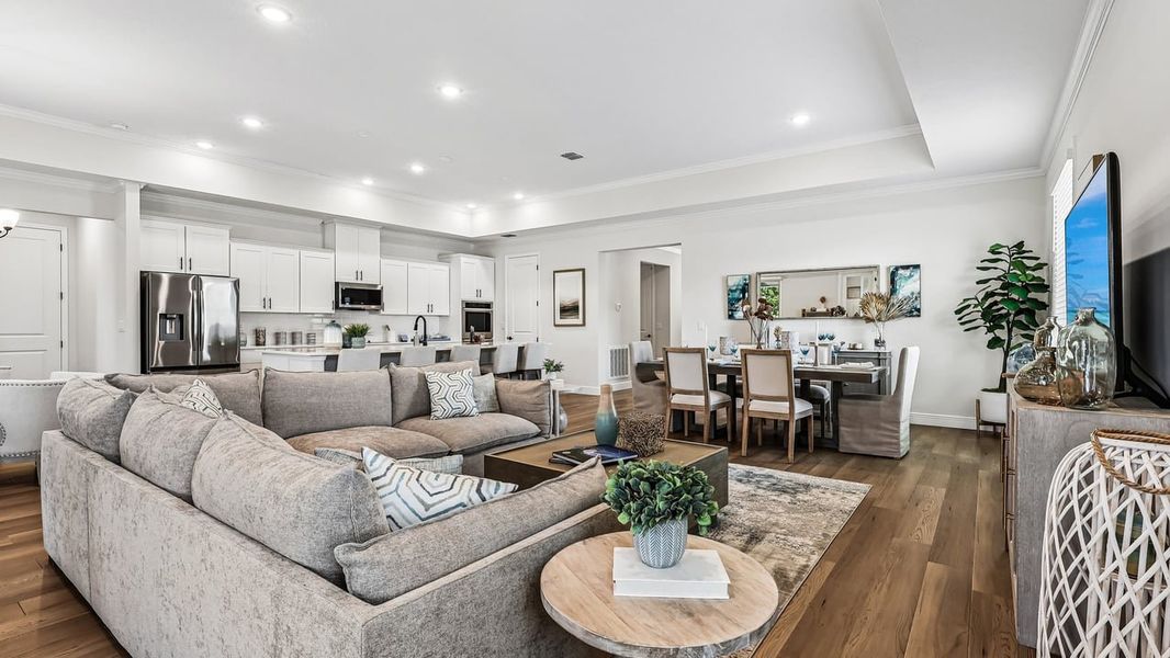 Representative furnished interior of a home built from the Venice by Maronda Homes in Malabar Springs, Palm Bay (Image 19).