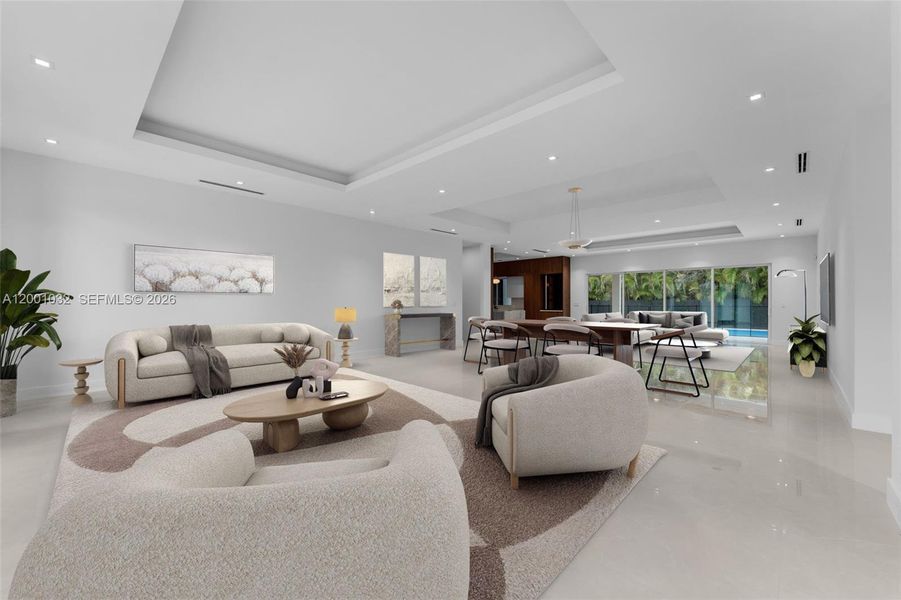 Furnished interior view inside a new home in , Cutler Bay (Image 5).