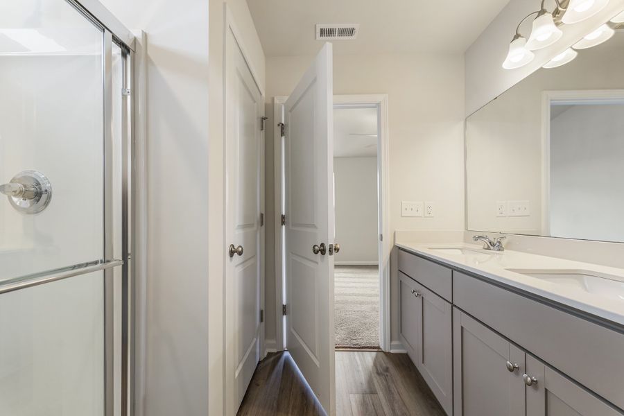 Furnished interior view inside a new home in Wingate, Inman (Image 10). Furnished interior view inside a new home in Wingate, Inman (Image 10).