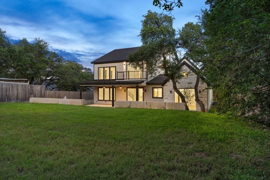 Exterior details and patio area of a home in , Leander (Image 28).