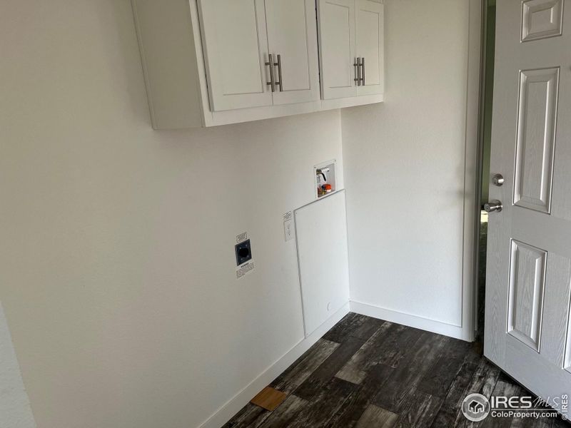 Laundry and pantry area Laundry and pantry area