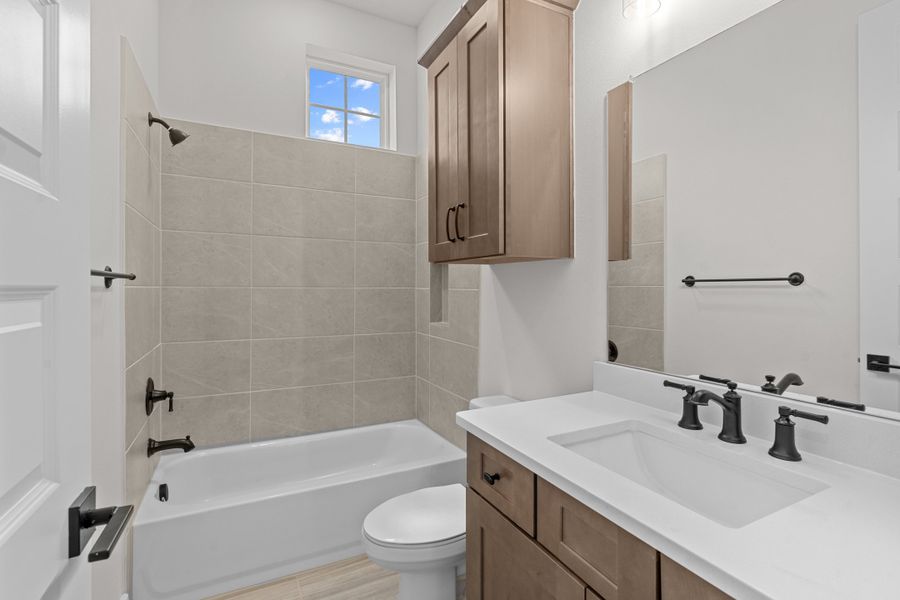 Representative furnished interior of a home built from the Sisterdale by Beazer Homes in Highland Estates, San Antonio (Image 4). Representative furnished interior of a home built from the Sisterdale by Beazer Homes in Highland Estates, San Antonio (Image 4).