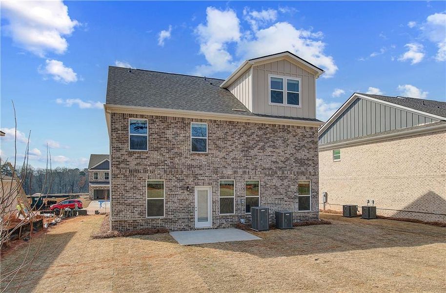 Exterior details and patio area of a home in Bowers Farm, McDonough (Image 15). Exterior details and patio area of a home in Bowers Farm, McDonough (Image 15).