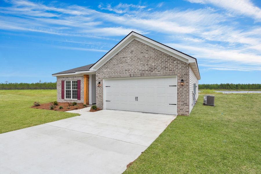Representative exterior photo of a completed home built from the The Norman by RTS Homes in Doctor's Creek, Ludowici, GA (Image 26).