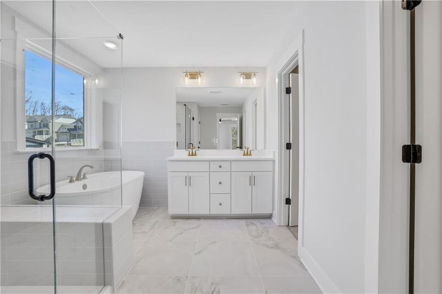Furnished interior view inside a new home in Cambridge, Flowery Branch (Image 9).
