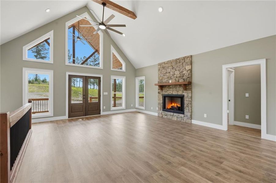 Spacious, unfurnished interior of a new home in , Talking Rock (Image 29). Spacious, unfurnished interior of a new home in , Talking Rock (Image 29).
