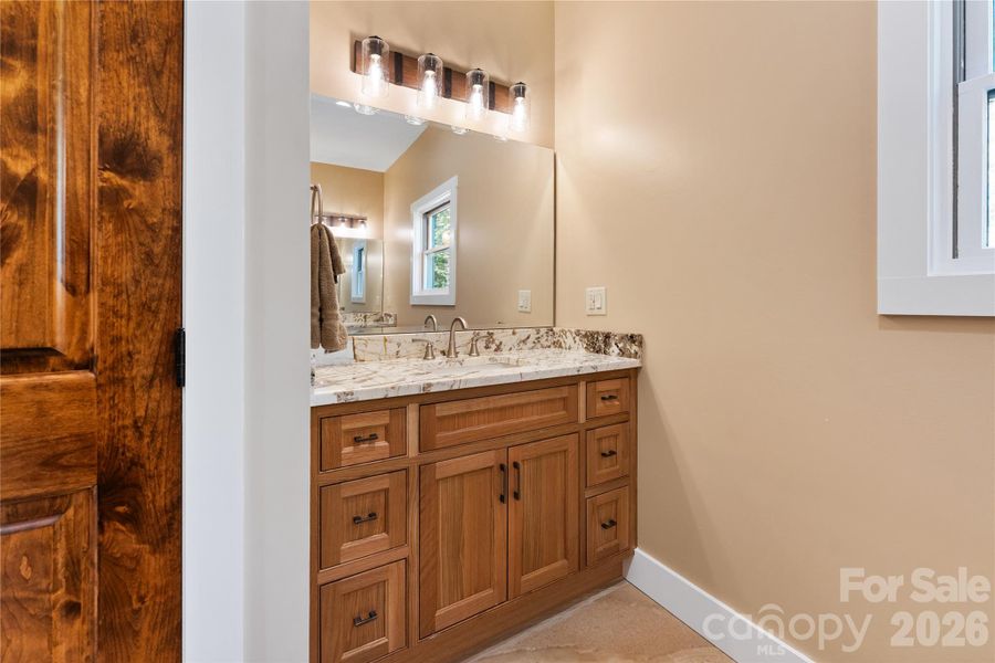 Furnished interior view inside a new home in , Waynesville (Image 30).