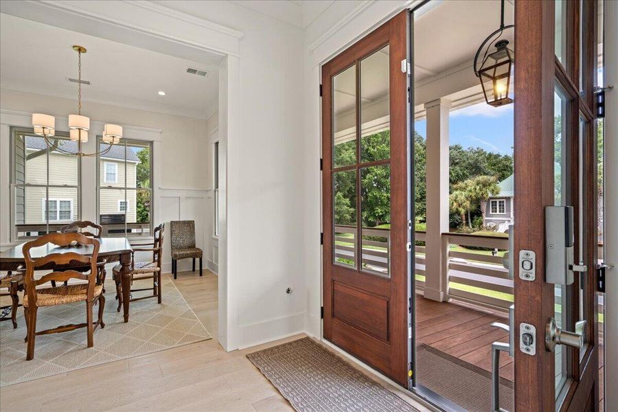 Furnished interior view inside a new home in , Johns Island (Image 17).