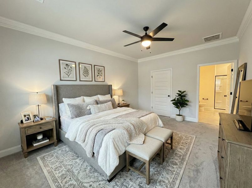 Furnished interior view inside a new home in Saddlebrook, Murfreesboro (Image 8).