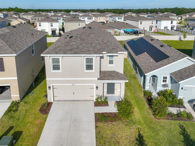 Front exterior of a new home in Southshore Bay, Wimauma, FL, highlighting curb appeal (Image 19). Front exterior of a new home in Southshore Bay, Wimauma, FL, highlighting curb appeal (Image 19).