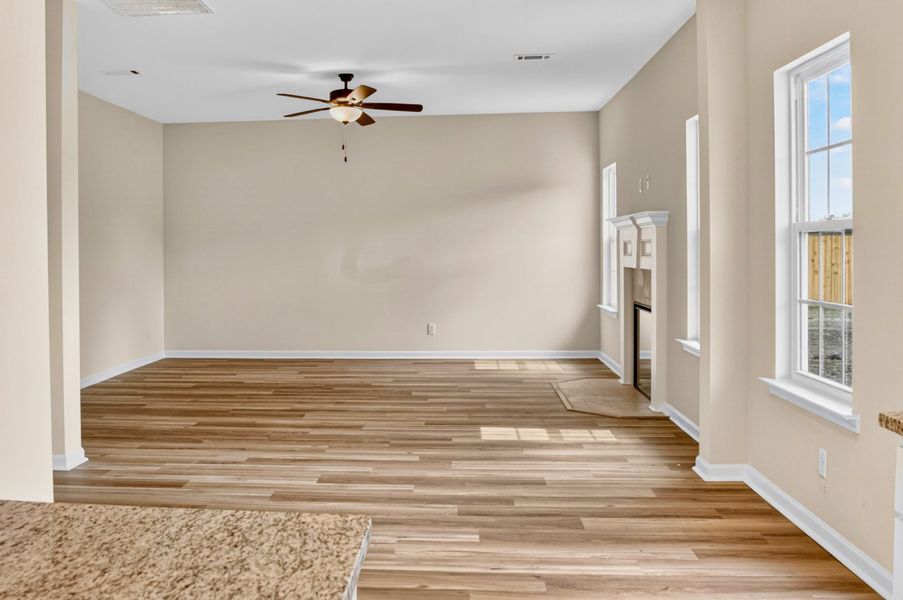 Representative unfurnished interior of a home built from the The Sunbury by RTS Homes in Doctor's Creek, Ludowici (Image 16).