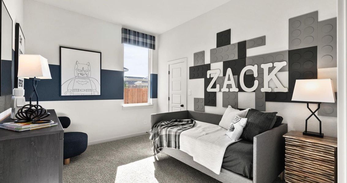 Furnished interior view inside a new home in Stream Waters, Seguin (Image 18).