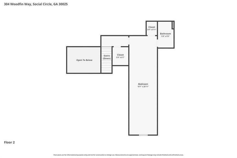 2D floor plan layout of this home in , Social Circle, GA (Image 5). 2D floor plan layout of this home in , Social Circle, GA (Image 5).