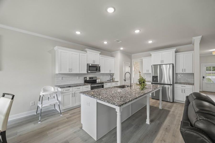 Furnished interior view inside a new home in , Winder (Image 43).