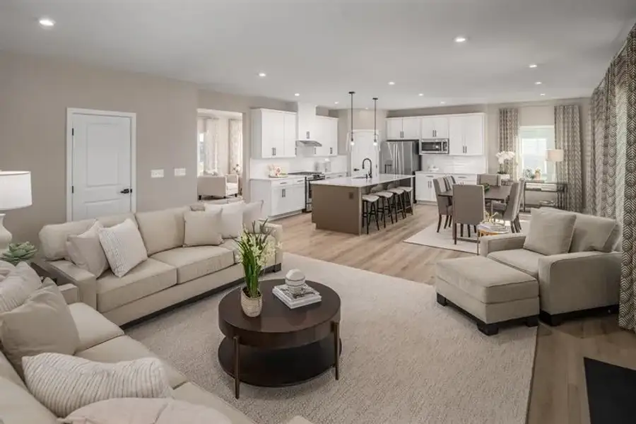 Furnished interior view inside a new home in Eagles Crest, Commerce (Image 11).