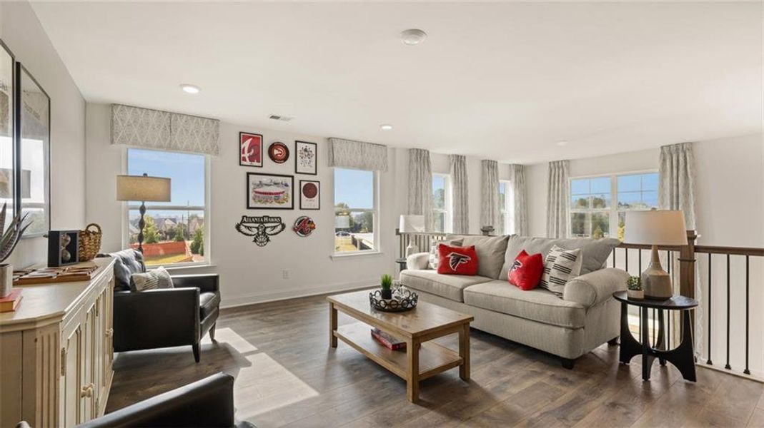 Furnished interior view inside a new home in Heritage Pointe, Senoia (Image 9).