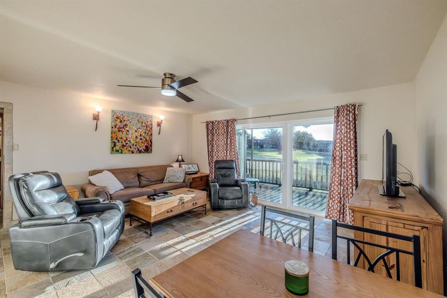 Furnished interior view inside a new home in , Graford (Image 4).