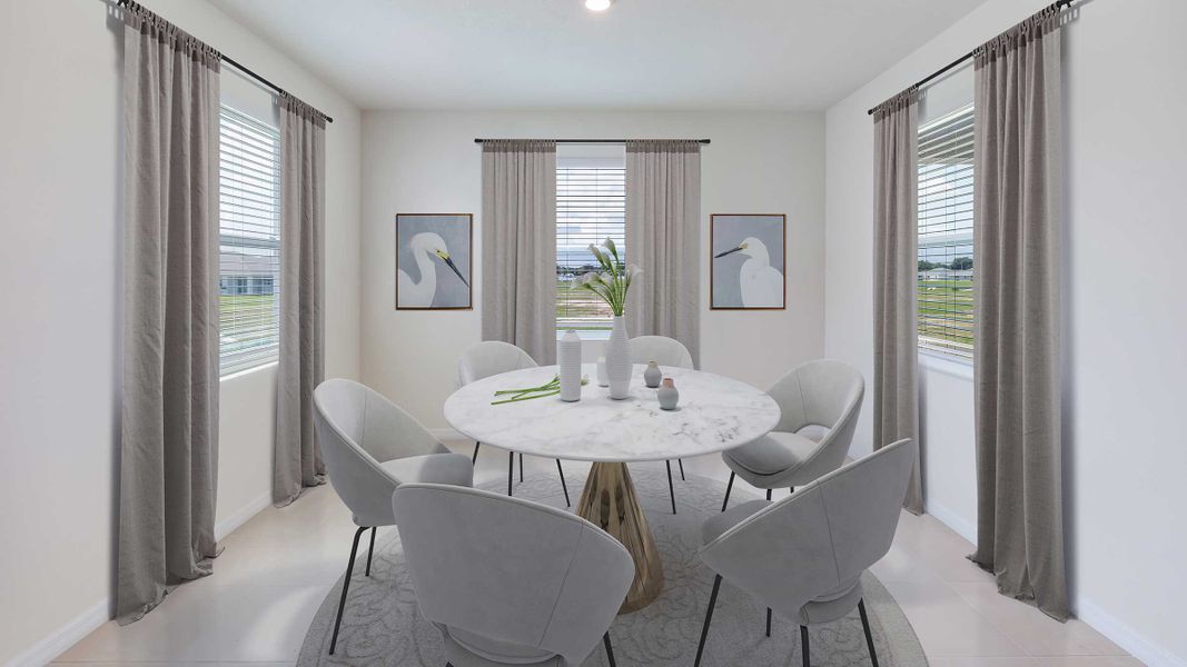 Furnished interior view inside a new home in Farm at Varrea, Plant City (Image 7).
