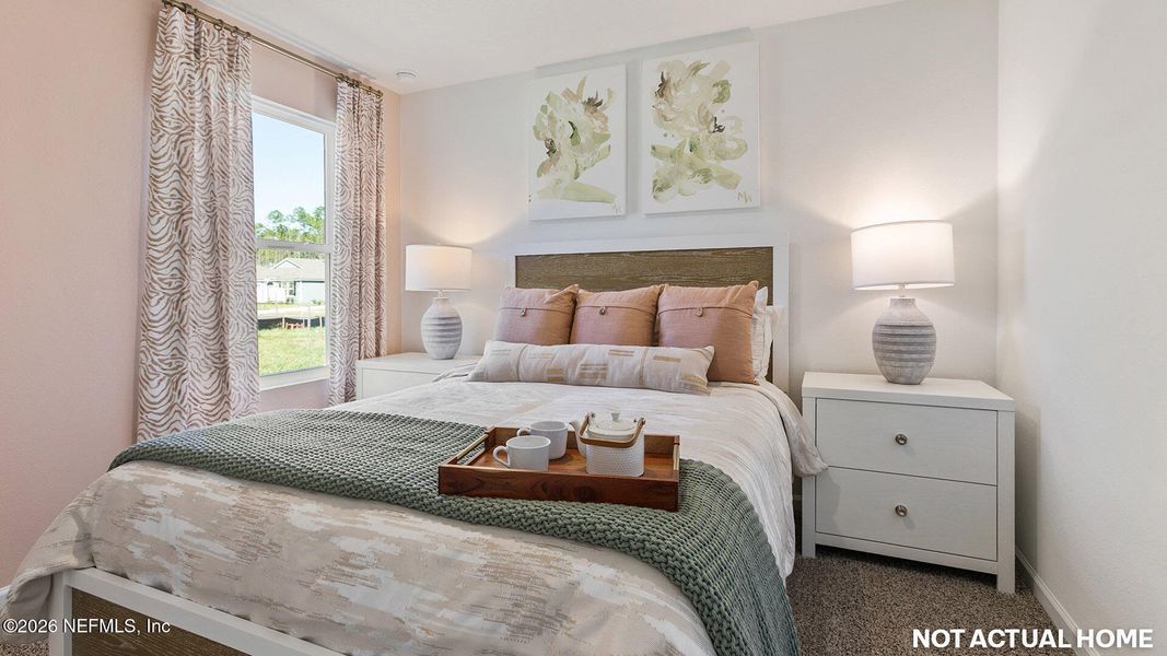 Furnished interior view inside a new home in Rookery, Green Cove Springs (Image 25).