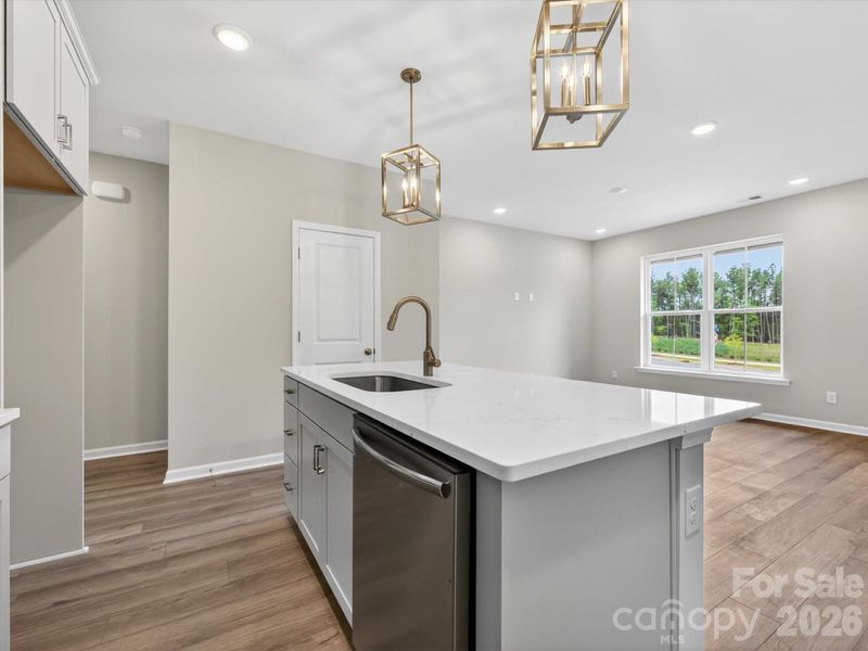 Furnished interior view inside a new home in Hardy Pond Townhomes, Rock Hill (Image 7).