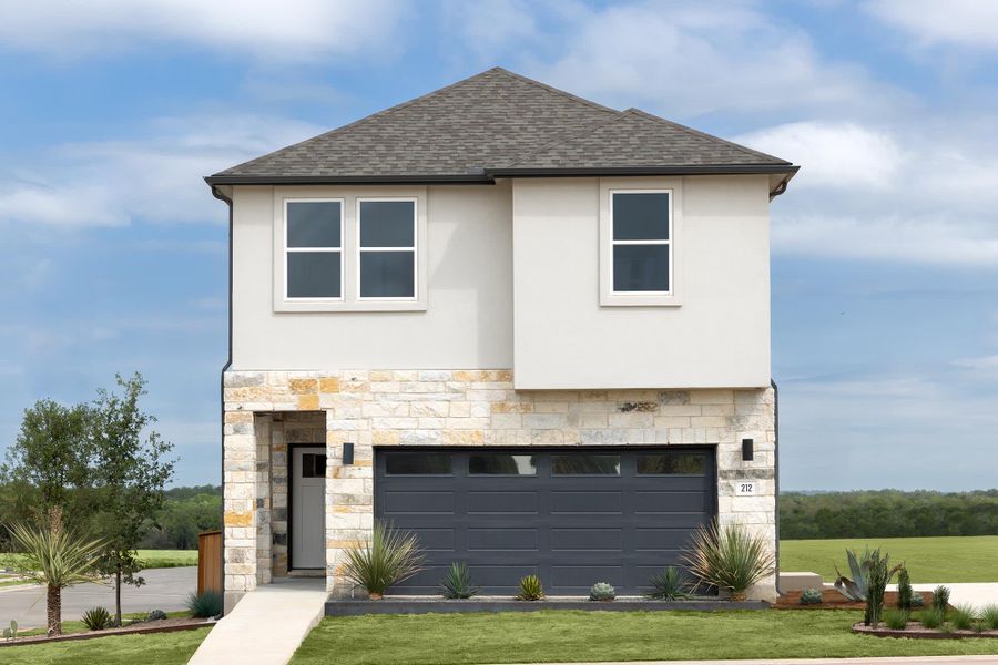 Exterior | Amy | Ryegrass Collection – Freedom at Anthem in Kyle, TX by Landsea Homes