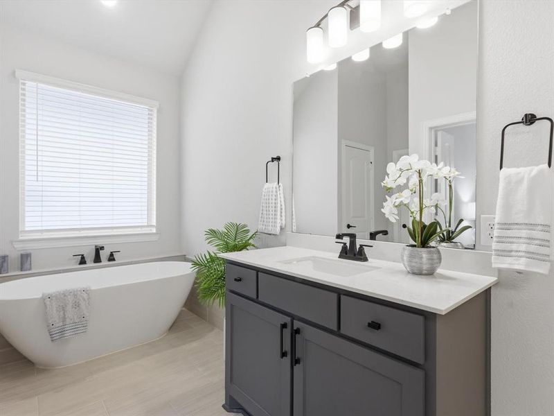 Furnished interior view inside a new home in , Mansfield (Image 16).