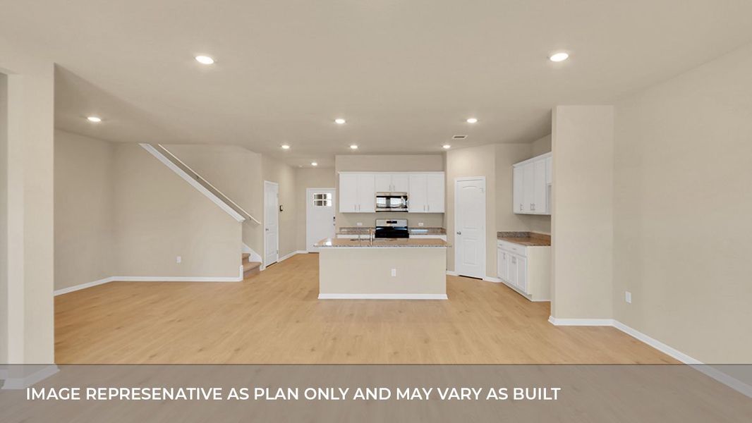 Spacious, unfurnished interior of a new home in Bar W Ranch, Leander (Image 19).