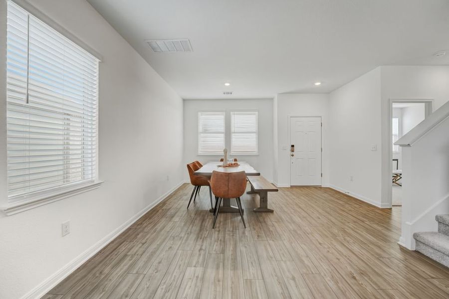 Furnished interior view inside a new home in Longview, Del Valle (Image 11).