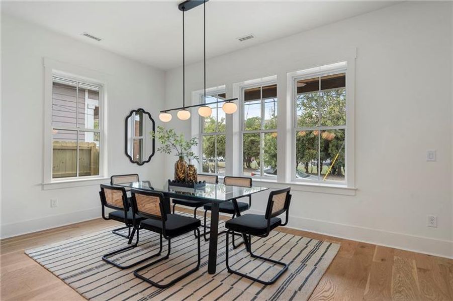 Furnished interior view inside a new home in , Atlanta (Image 37).