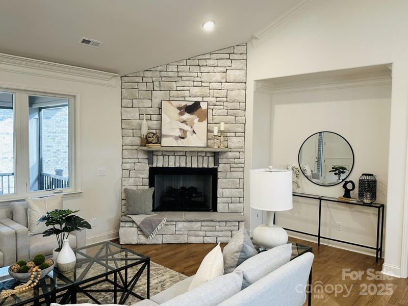 Furnished interior view inside a new home in , Denver (Image 3). Furnished interior view inside a new home in , Denver (Image 3).