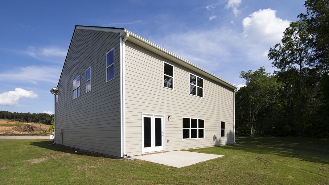 Representative exterior photo of a completed home built from the Halton by D.R. Horton in Highland Hills, Graniteville, SC (Image 19).