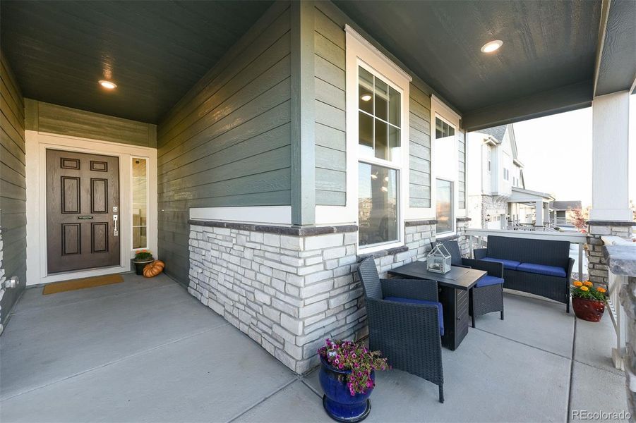 Exterior details and patio area of a home in , Aurora (Image 2). Exterior details and patio area of a home in , Aurora (Image 2).