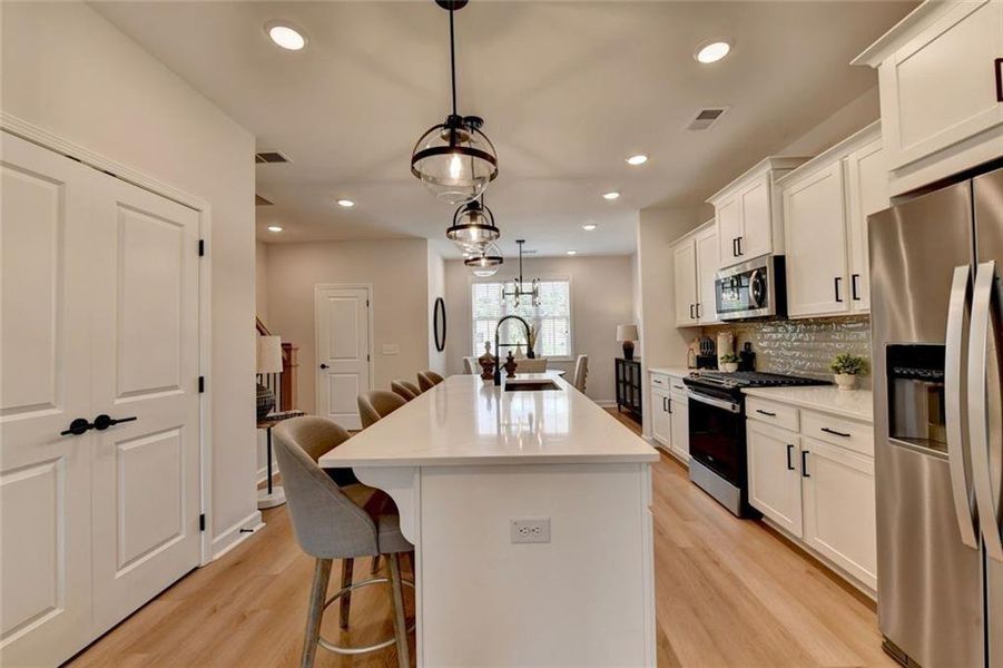 Furnished interior view inside a new home in , Kennesaw (Image 4).
