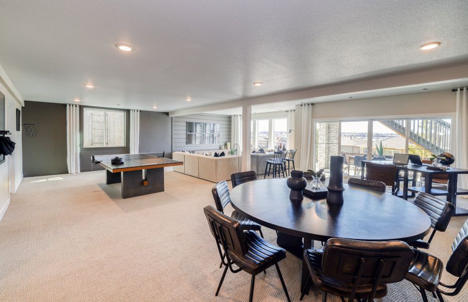 Furnished interior view inside a new home in Hilltop at Inspiration, Aurora (Image 13).