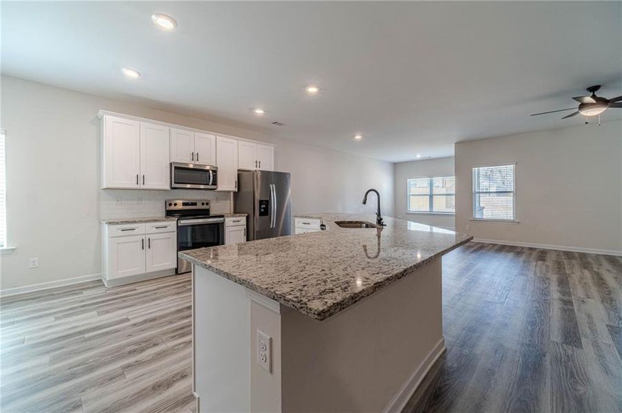 Furnished interior view inside a new home in , Dacula (Image 6).