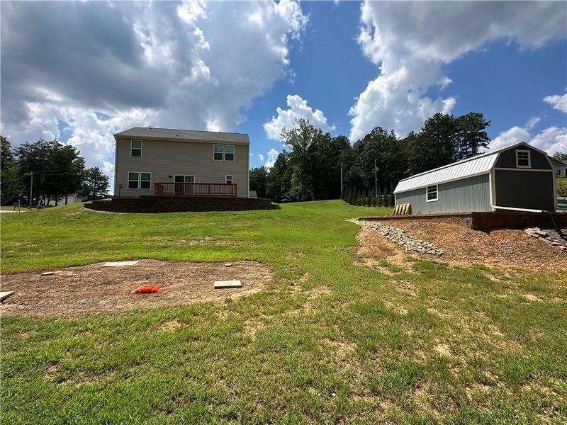 Exterior details and patio area of a home in , Cedartown (Image 23).