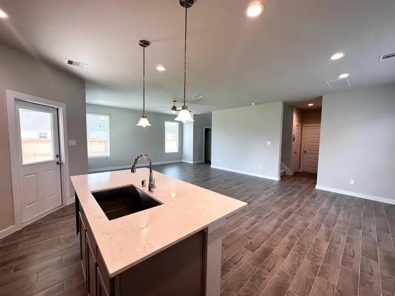 Furnished interior view inside a new home in Grand Oaks Village, Houston (Image 8). Furnished interior view inside a new home in Grand Oaks Village, Houston (Image 8).