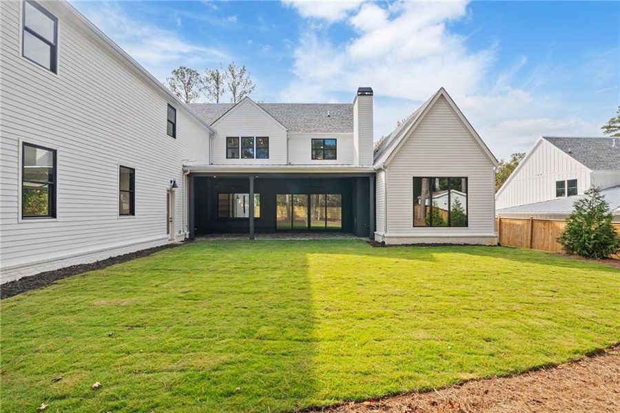 Exterior details and patio area of a home in , Alpharetta (Image 27).