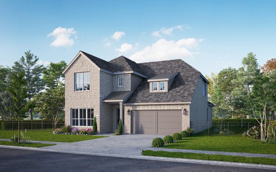 Representative exterior photo of a completed home built from the The Rio by Stonefield Homes in The Highlands, Rockwall, TX (Image 25).